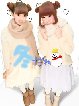 「Crisp」｜Fuminaさん（レディース・149cm）の冬コーディネート