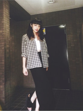 「used mix」｜「アイテム（サンダル）」を使った、ア ヤさん（レディース・166cm）の秋コーディネート