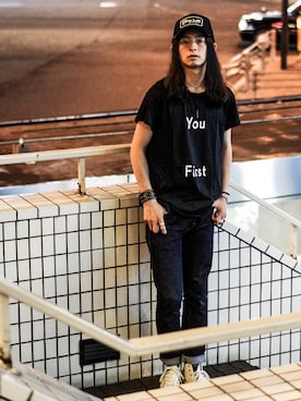 「HTC（エイチティーシー）のアイテム（ブレスレット）」を使った、ゆうぞー▼▲▼▲さん（メンズ・175cm）の夏コーディネート