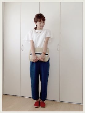 「ハグマグ」｜「アイテム（その他シューズ）」を使った、Mi-chaan○さん（レディース・159cm）の夏コーディネート