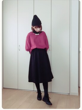 Mi-chaan○さん（レディース・159cm）の冬コーディネート