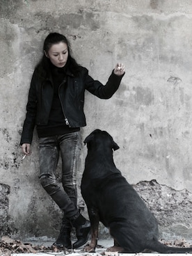 「CHEVIGNON（シェビニオン）のアイテム（ジャケット/アウター）」を使った、乌拉的老姜さん（レディース・158cm）の秋コーディネート