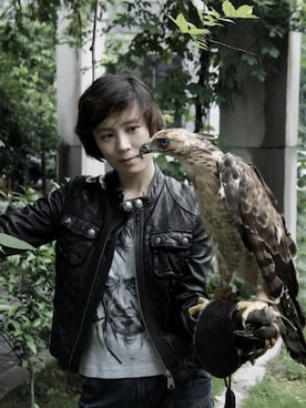 「CHEVIGNON（シェビニオン）のアイテム（ジャケット/アウター）」を使った、乌拉的老姜さん（レディース・158cm）の秋コーディネート