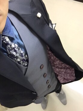 「JOSEPH（ジョセフ）のアイテム（フォーマルスーツ/小物）」を使った、エースさん（メンズ・170cm）の春コーディネート