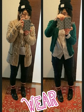 「アイテム（ブーティ）」を使った、kankoさん（レディース・156cm・30代）の春コーディネート