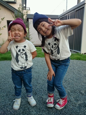 kankoさん（キッズ・110cm）の秋コーディネート