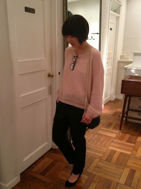 スタッフさん(レディース・158cm)の秋コーディネート