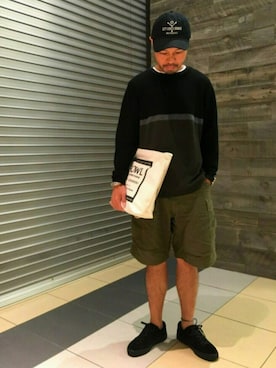 「SALA（サラ）のアイテム」を使った、Yuta Okazakiさん（メンズ・165cm）の夏コーディネート