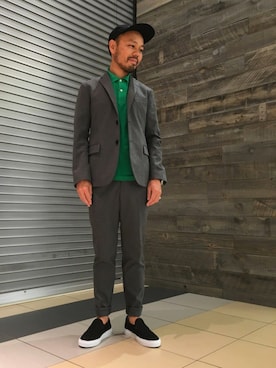 Yuta Okazakiさん（メンズ・165cm）の夏コーディネート