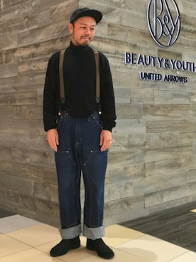 Yuta Okazakiさん（メンズ・165cm）の秋コーディネート