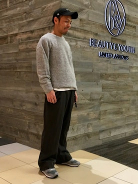 Yuta Okazakiさん（メンズ・165cm）の秋コーディネート