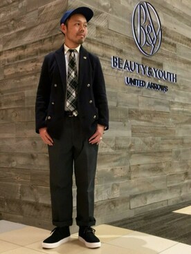 Yuta Okazakiさんの（BEAUTY&YOUTH UNITED ARROWS | ビューティーアンドユースユナイテッドアローズ）を使ったコーディネート