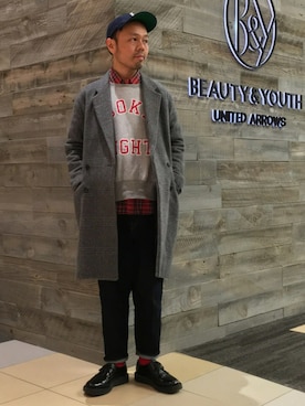 Yuta Okazakiさん(メンズ・165cm)の秋コーディネート