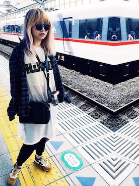 「MONKI」｜Eden.lさん（レディース・158cm）の夏コーディネート