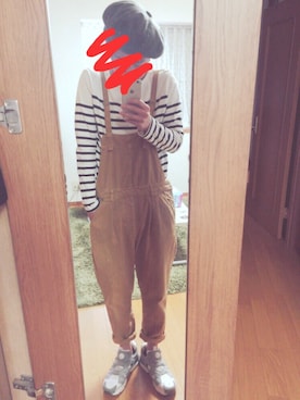 「LGBT」｜「アイテム（オールインワン・サロペット）」を使った、Monさん（レディース・163cm）の春コーディネート