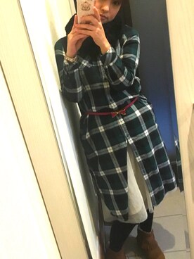 makichaso(まきちゃそ)さん(レディース・158cm)の冬コーディネート