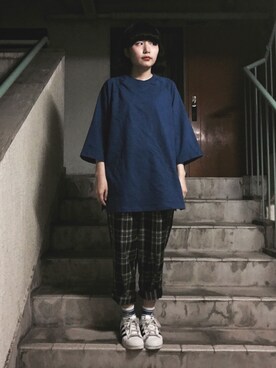 「OLDMICKEY （オールドミッキー）のアイテム」を使った、공 ( gon ）さん（レディース・159cm）の春コーディネート