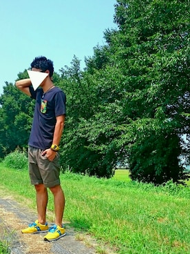 「G-SHOCK」｜はぎちゃんさん（メンズ・173cm）の夏コーディネート