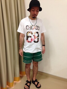 金城直輝さん（メンズ・170cm）の夏コーディネート