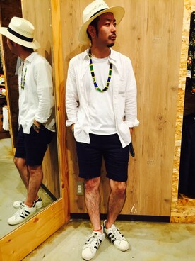 金城直輝さん(メンズ・170cm)の夏コーディネート
