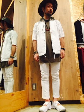 金城直輝さん（メンズ・170cm）の夏コーディネート