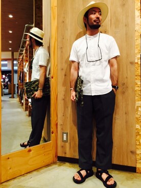 金城直輝さん（メンズ・170cm）の夏コーディネート