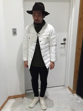 「シエラデザインズ」｜金城直輝さん（メンズ・170cm）の秋コーディネート