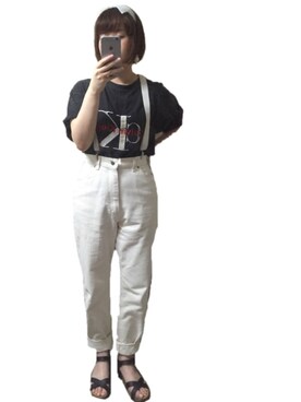 「Supreme.La.La.（シュープリームララ）のアイテム（ヘアアクセサリー）」を使った、マママママさん（レディース・154cm）の夏コーディネート