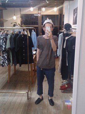 「nonnative（ノンネイティブ）のアイテム（アクセサリー）」を使った、ken5oyleさん（メンズ・167cm）の夏コーディネート