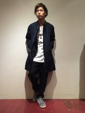 「BLACK&BLUE（ブラックアンドブルー）のアイテム（ジャケット/アウター）」を使った、ゆうたさん（メンズ・170cm）の秋コーディネート