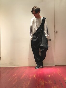 「Lui's（ルイス）のアイテム（オールインワン・サロペット）」を使った、ゆうたさん（メンズ・170cm）の夏コーディネート