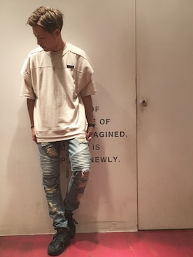 「ハラチ」｜「アイテム（アクセサリー）」を使った、ゆうたさん（メンズ・170cm）の夏コーディネート
