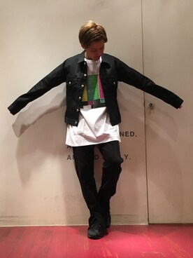 「lideal（リデアル）のアイテム（ジャケット/アウター）」を使った、ゆうたさん（メンズ・170cm）の夏コーディネート