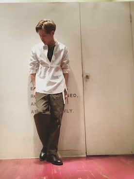 「SAMSARA（サムサラ）のアイテム」を使った、ゆうたさん（メンズ・170cm）の夏コーディネート