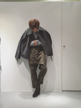 「Lui's（ルイス）のアイテム（オールインワン・サロペット）」を使った、ゆうたさん（メンズ・170cm）の秋コーディネート