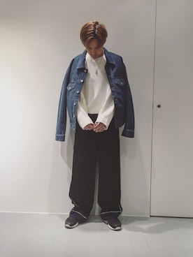 「FACETASM」｜「アイテム（ブルゾン）」を使った、ゆうたさん（メンズ・170cm）の秋コーディネート