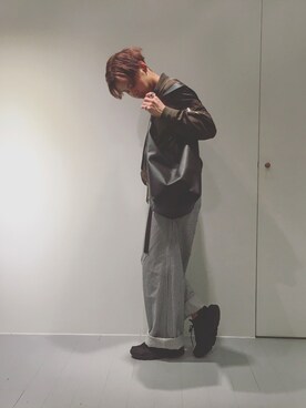 「Lui's（ルイス）のアイテム（MA-1）」を使った、ゆうたさん（メンズ・170cm）の秋コーディネート