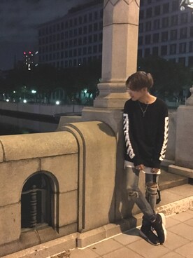 「HL（エイチエル）のアイテム」を使った、ゆうたさん（メンズ・170cm）の秋コーディネート