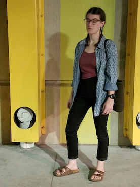 「Mossimo（モッシモ）のアイテム（トップス）」を使った、andreaさん（レディース・157cm）の秋コーディネート