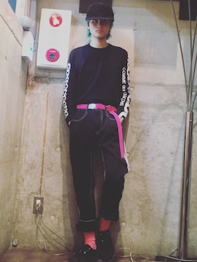 「keisuke kanda（ケイスケカンダ）のアイテム（パンツ）」を使った、shooookiさん（メンズ・174cm）の秋コーディネート