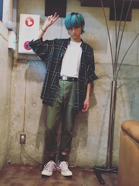 「keisuke kanda（ケイスケカンダ）のアイテム」を使った、shooookiさん（メンズ・174cm）の秋コーディネート
