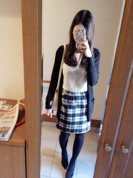 「SFW（エスエフダブリュー）のアイテム（パンプス）」を使った、mh♡さん（レディース・164cm）の秋コーディネート