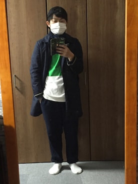 「DIGAWEL（ディガウェル）のアイテム（その他パンツ）」を使った、NBさん（メンズ・165cm）の春コーディネート