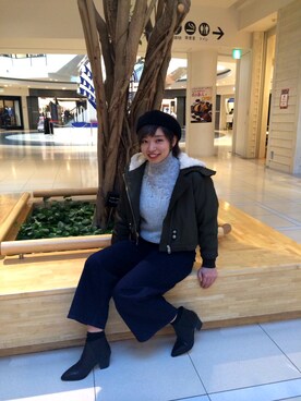 Marinaさん（レディース・166cm）の冬コーディネート