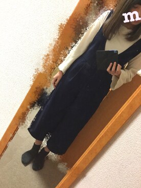 「寒かった」｜「アイテム（トップス）」を使った、もさん（レディース・164cm）の秋コーディネート