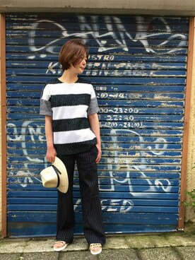 「H.A.K（ハク）のアイテム」を使った、naruさん（レディース・163cm）の春コーディネート