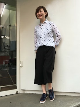 「H.A.K（ハク）のアイテム」を使った、naruさん（レディース・163cm）の夏コーディネート