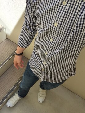 「ボッテガヴェネタ」｜「アイテム（アクセサリー）」を使った、じさん（メンズ・166cm）の春コーディネート