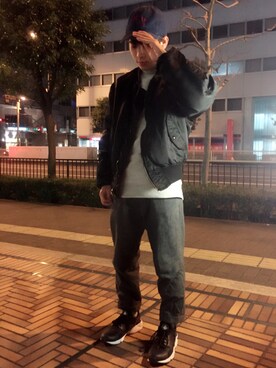 renonさん（メンズ・162cm）の冬コーディネート