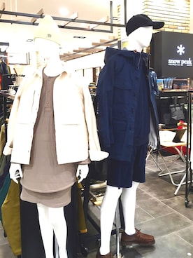 「Snow Peak（スノーピーク）のアイテム（ワンピース/ドレス）」を使った、snowpeak_n_satonakaさん（メンズ・173cm）の春コーディネート